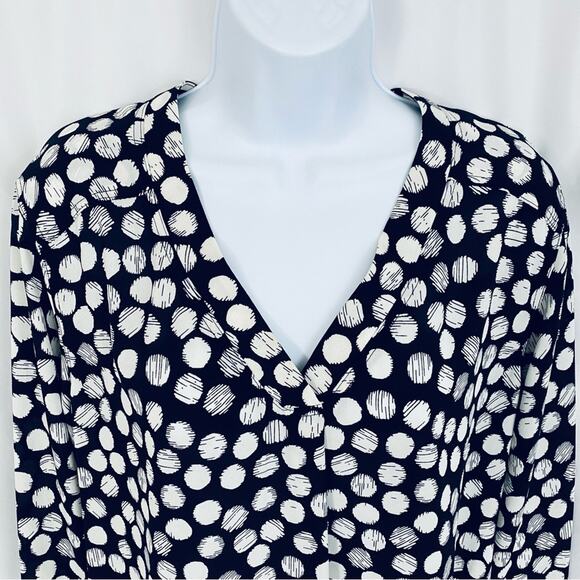 Nine West Long Sleeve Blouse Size Large/XL - Picture 2 of 11